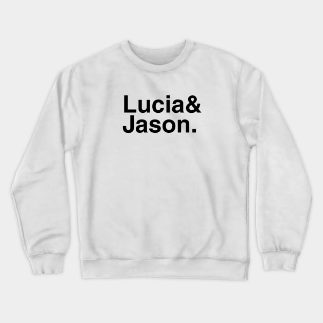 GTA VI Lucia & Jason. (White) Crewneck Sweatshirt by foozler